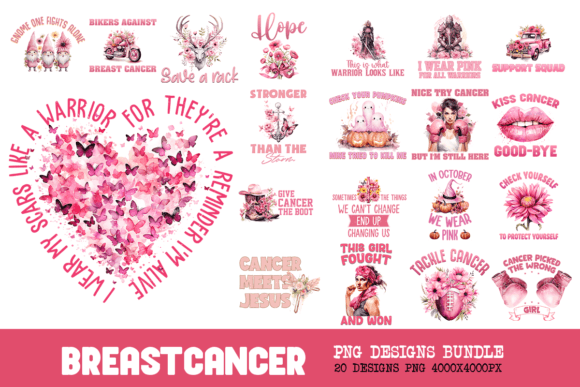 Breast Cancer Awareness Retro Bundle: A Brand Designer’s Review