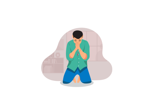 Christian Man Praying: A Designs Amp Review for Sellers