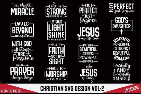 Christian SVG Design Bundle Vol-2