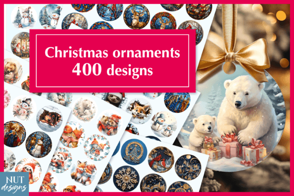 Christmas Ornament Bundle 400 Designs for Crafts