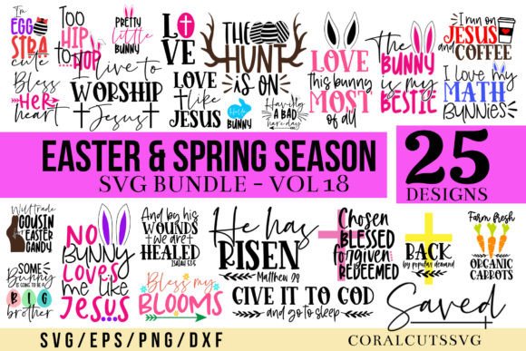 Easter Spring Season Religious Bundle