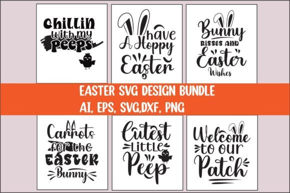Easter SVG Design Bundle for Crafts