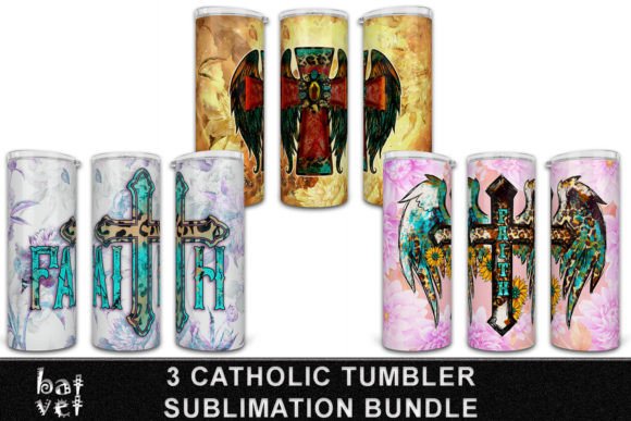Faith Tumbler Wrap Sublimation Bundle & Crafts