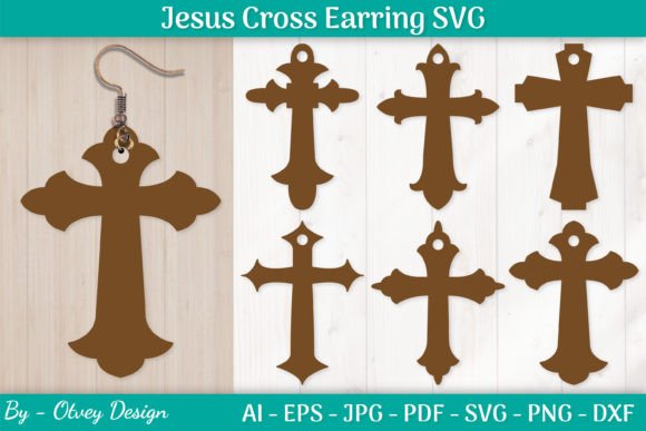 Jesus Cross Earring SVG Cut File: Brand & Marketing Review
