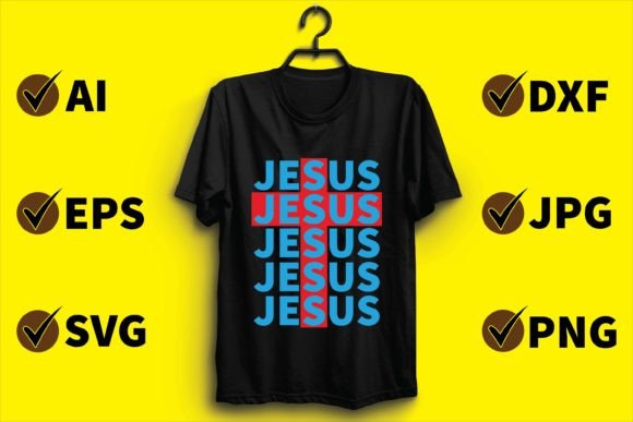 Jesus Minimalist T Shirt Design Free Asset for Publishers