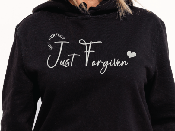 Not Perfect Just Forgiven Christian Quote: Religion Amp Design Review