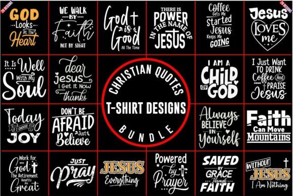Reviewing Christian Quotes T-Shirt Designs Bundle for Real Client Work