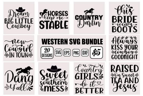 Western SVG Bundle Review: Real Branding for Local Business Packaging & Promotion